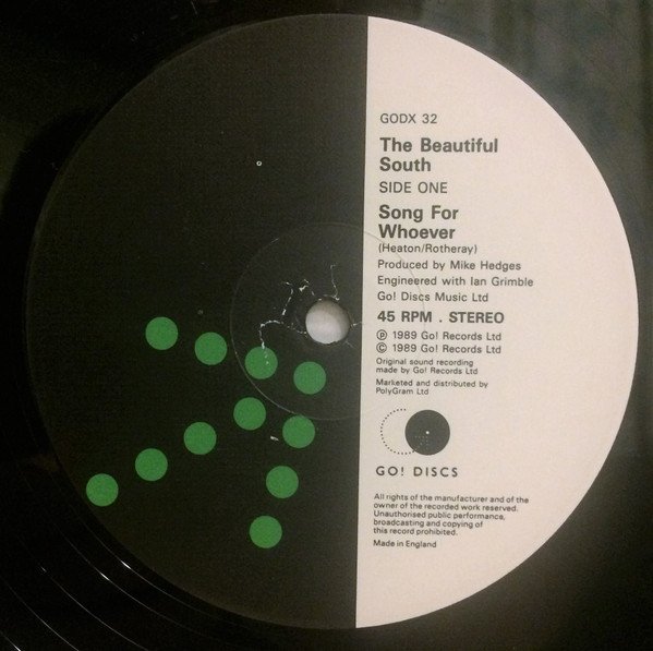The Beautiful South - Song For Whoever (12", Single) - Image 3
