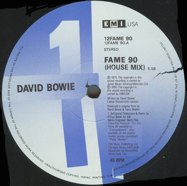 David Bowie - Fame 90 (12") - Image 3