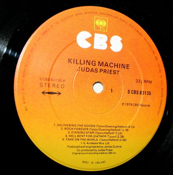 Judas Priest - Killing Machine (LP, Album) - Image 3