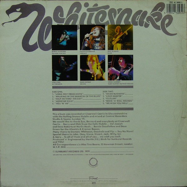 Whitesnake - Lovehunter (LP, Album, RE) - Image 2
