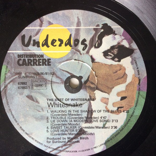 Whitesnake - The Best Of Whitesnake (LP, Comp) - Image 3