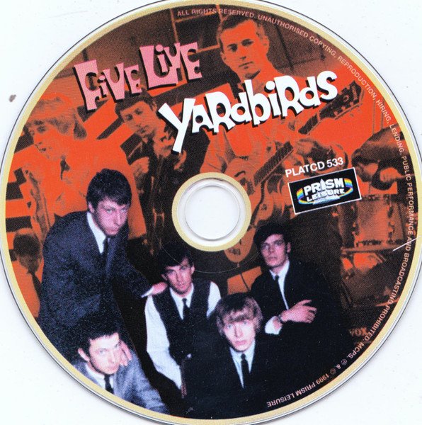 Yardbirds* - Five Live Yardbirds (CD, Album, RE, RP) - Image 3