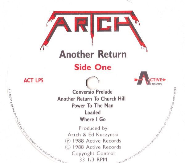Artch - Another Return (LP, Album) - Image 3