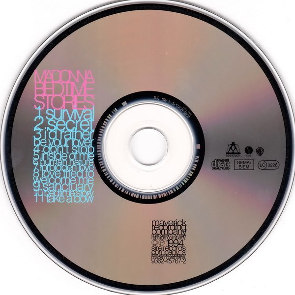 Madonna - Bedtime Stories (CD, Album, RP) - Image 3