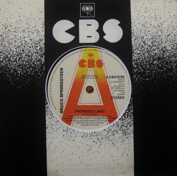 Bruce Springsteen - Promised Land (7", Single, Promo)
