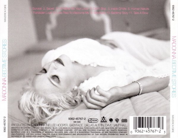 Madonna - Bedtime Stories (CD, Album, RP) - Image 2