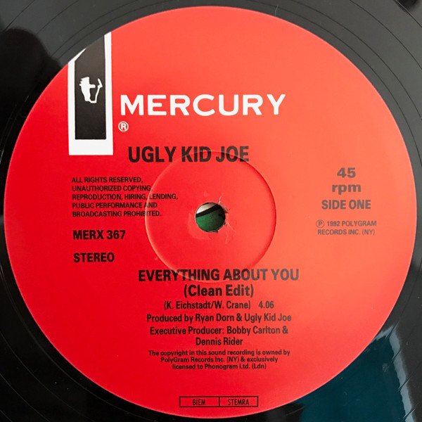 Ugly Kid Joe - Everything About You (12") - Image 2
