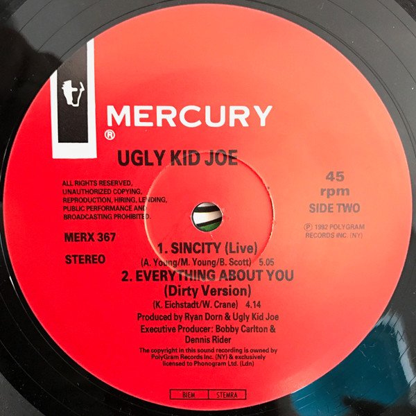 Ugly Kid Joe - Everything About You (12") - Image 3