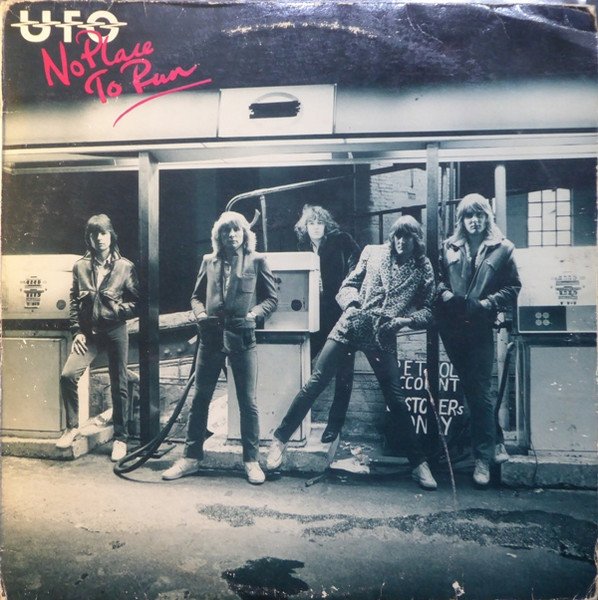 UFO (5) - No Place To Run (LP, Album, Red)