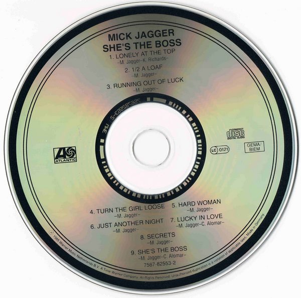 Mick Jagger - She's The Boss (CD, Album, RE) - Image 3