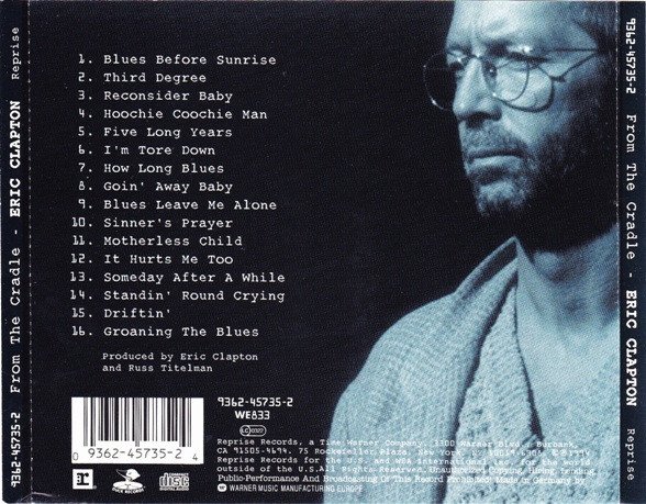 Eric Clapton - From The Cradle (CD, Album) - Image 2