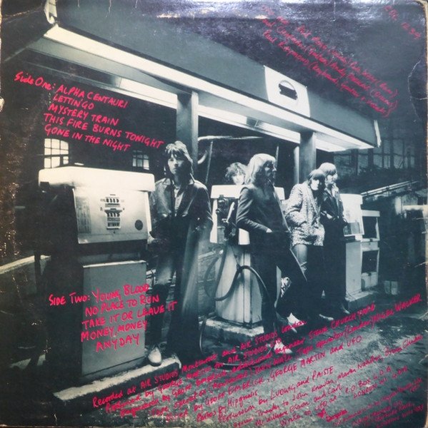 UFO (5) - No Place To Run (LP, Album, Red) - Image 2