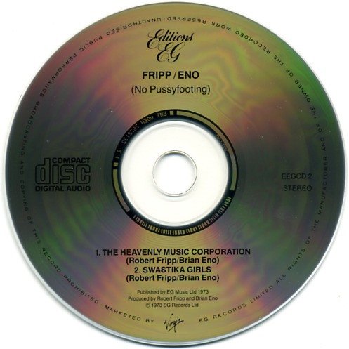 Fripp & Eno - (No Pussyfooting) (CD, Album, RE) - Image 3