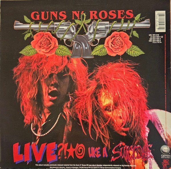 Guns N' Roses - G N' R Lies (LP, Album, Tel) - Image 2
