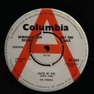 The Symbols - You're My Girl (7", Single, Promo)