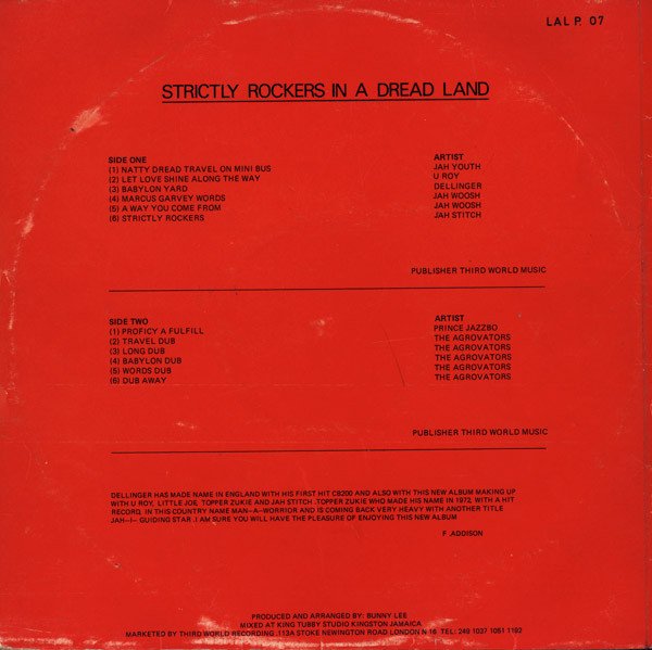 Various - Strictly Rockers In A Dread Land (LP, Album) - Image 2
