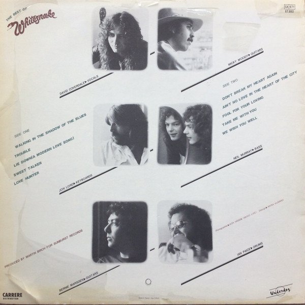 Whitesnake - The Best Of Whitesnake (LP, Comp) - Image 2