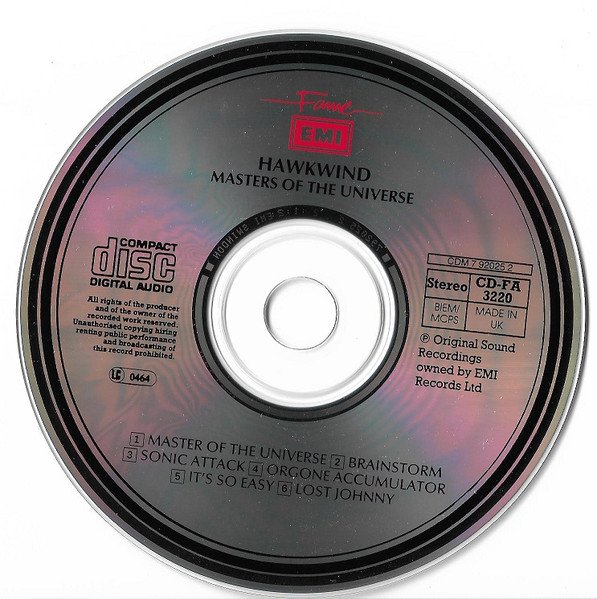 Hawkwind - Masters Of The Universe (CD, Comp, RE, RP) - Image 3