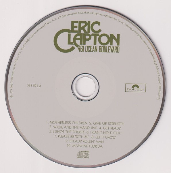 Eric Clapton - 461 Ocean Boulevard (CD, Album, RE, RM) - Image 3