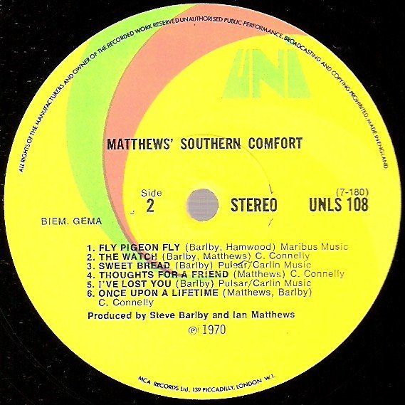 Matthews' Southern Comfort - Matthews' Southern Comfort (LP, Album, Gat) - Image 3