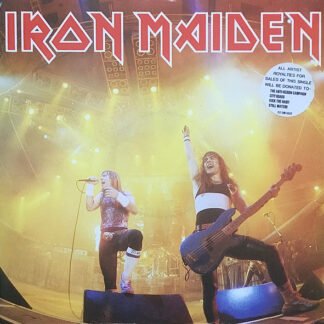 Iron Maiden - Running Free (12", Single, Bla)