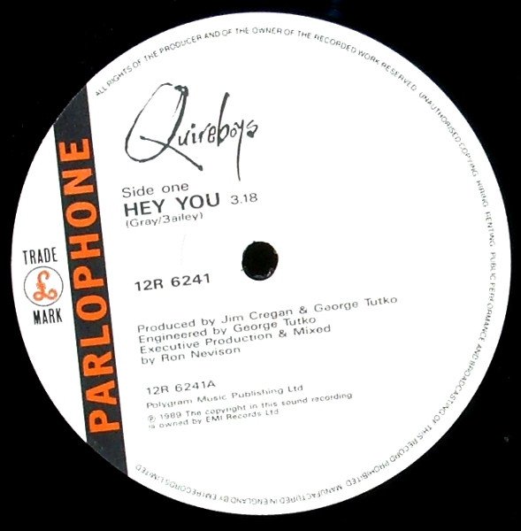 The Quireboys - Hey You (12", Single) - Image 3