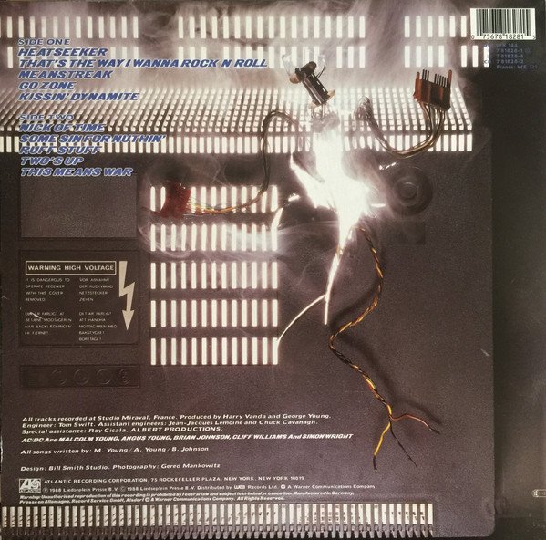 AC/DC - Blow Up Your Video (LP, Album, RP) - Image 2