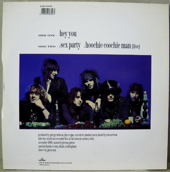 The Quireboys - Hey You (12", Single) - Image 2