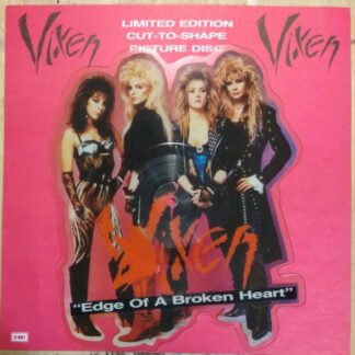 Vixen (2) - Edge Of A Broken Heart (7", Shape, Pic)