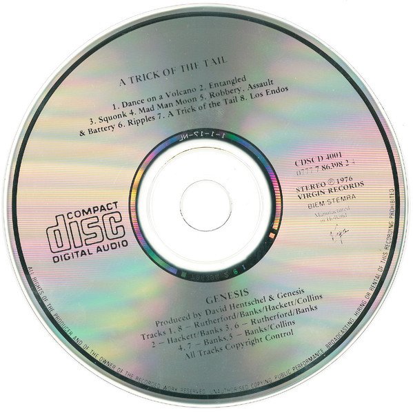 Genesis - A Trick Of The Tail (CD, Album, RE, EMI) - Image 3