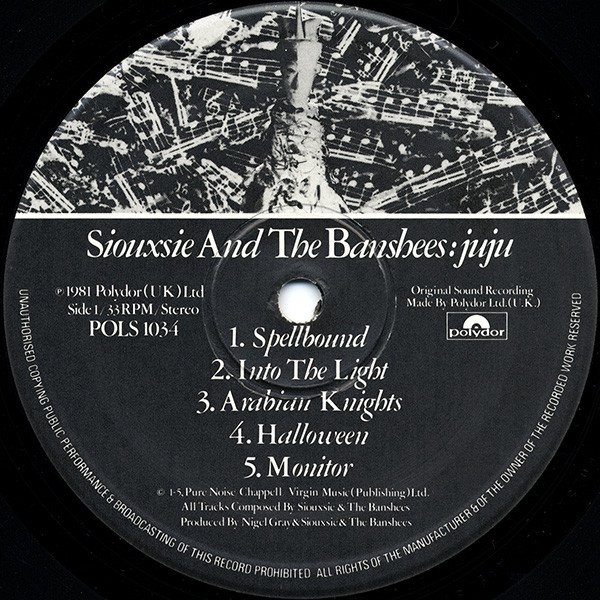 Siouxsie And The Banshees* - Juju (LP, Album) - Image 3