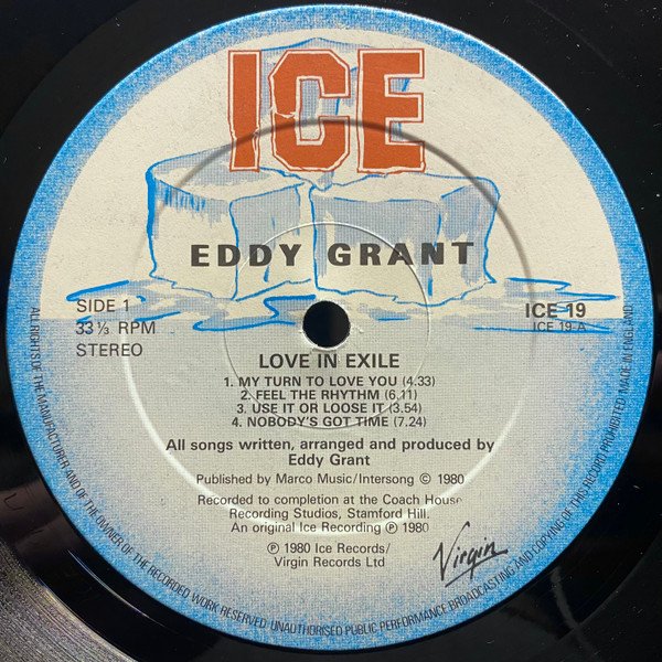 Eddy Grant - Love In Exile (LP, Album) - Image 3