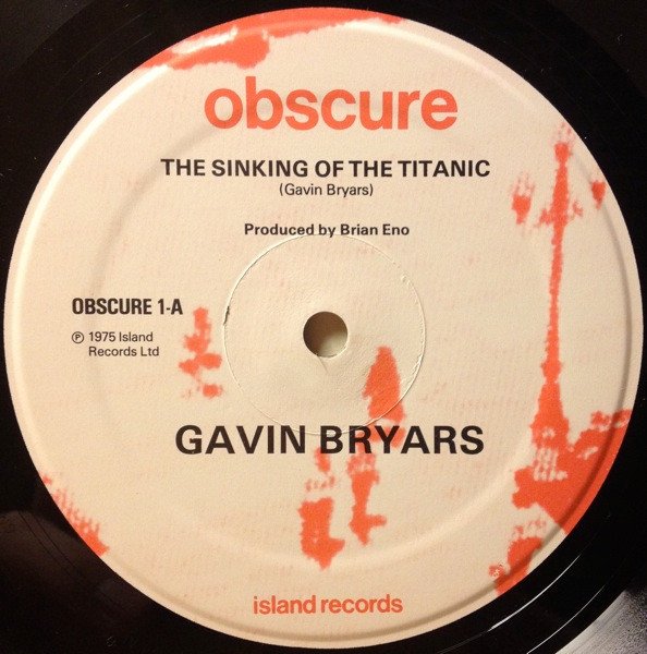 Gavin Bryars - The Sinking Of The Titanic (LP, RP, Red) - Image 3