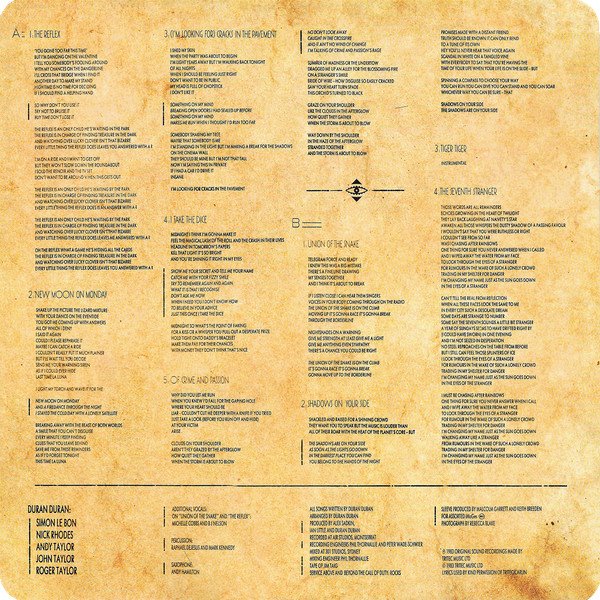 Duran Duran - Seven And The Ragged Tiger (LP, Album) - Image 3