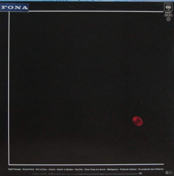 Weather Report - Night Passage (LP, Album) - Image 2