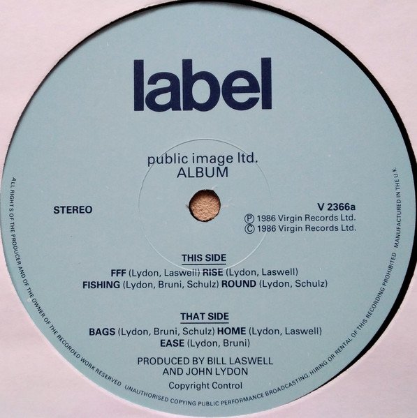 Public Image Ltd.* - Album (LP, Album) - Image 3