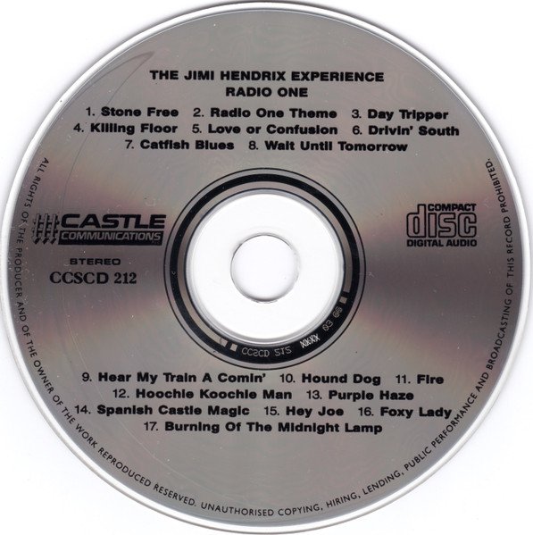 The Jimi Hendrix Experience - Radio One (CD, Comp) - Image 3
