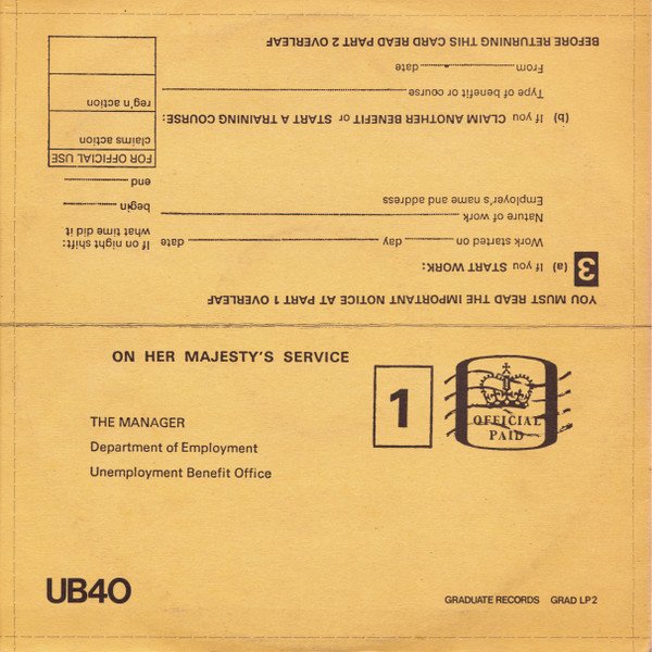 UB40 - Signing Off (LP, Album + 12") - Image 2