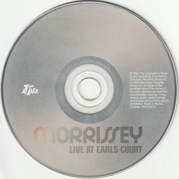 Morrissey - Live At Earls Court (CD, Album) - Image 3