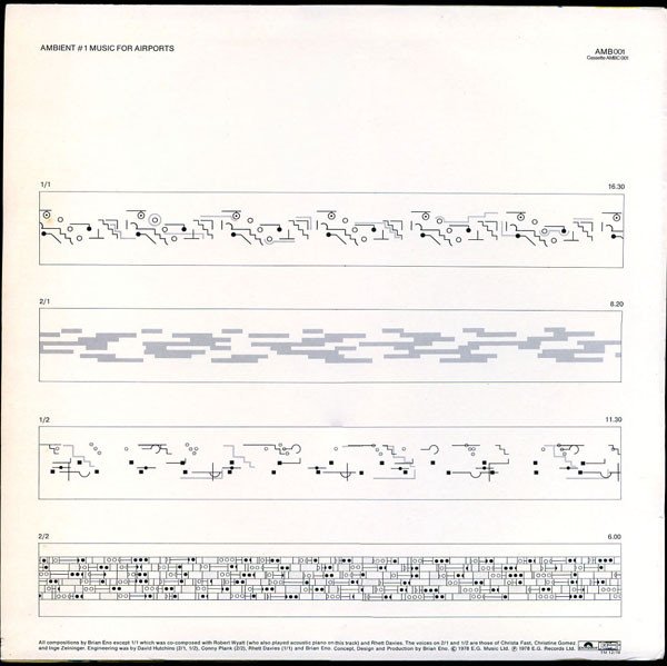 Brian Eno - Ambient 1 (Music For Airports) (LP, Album) - Image 2