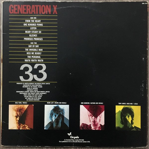 Generation X (4) - Generation X (LP, Album, Top) - Image 3