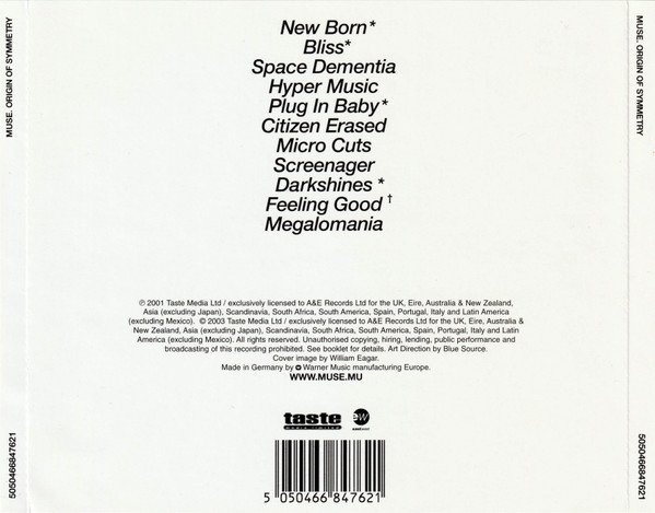 Muse - Origin Of Symmetry (CD, Album, RE, RP) - Image 2