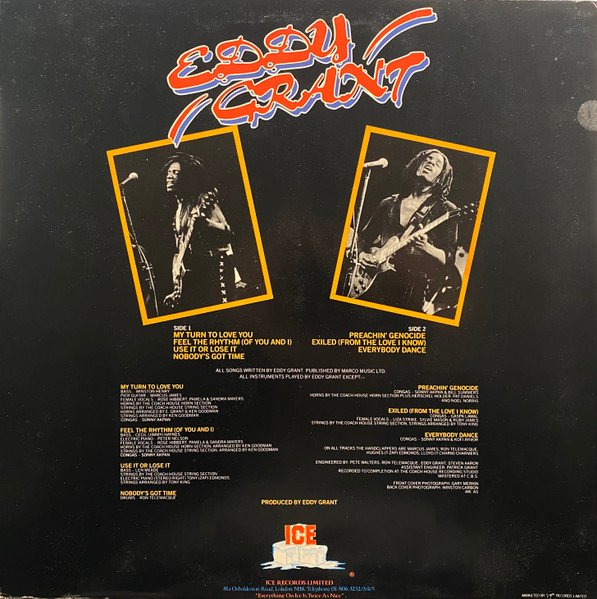 Eddy Grant - Love In Exile (LP, Album) - Image 2
