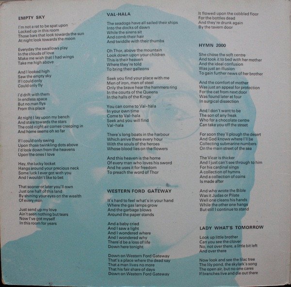 Elton John - Empty Sky (LP, Album, Gat) - Image 2