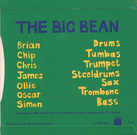 Pigbag - The Big Bean (7", Single, Dam) - Image 2