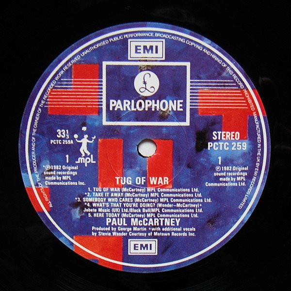 Paul McCartney - Tug Of War (LP, Album) - Image 3