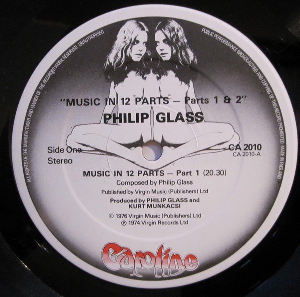 Philip Glass - Music In Twelve Parts - Parts 1 & 2 (LP, Album, EMI) - Image 3