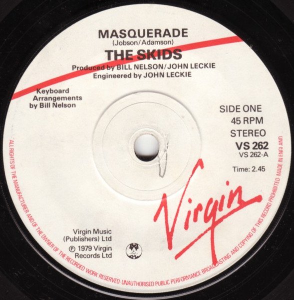 Skids - Masquerade (7", Single) - Image 3