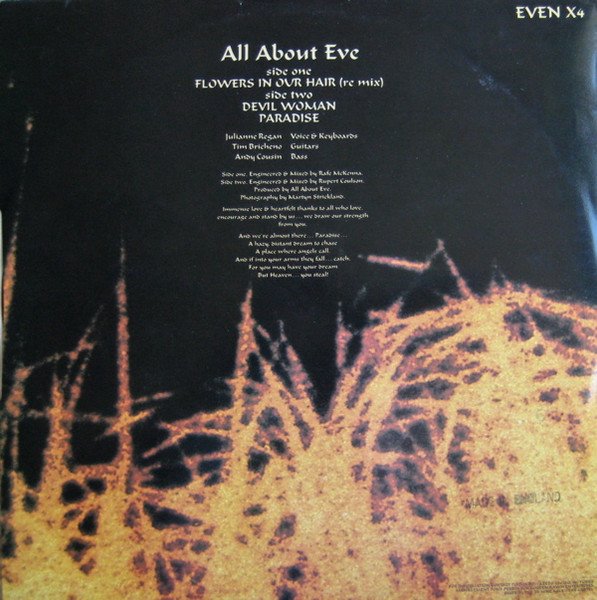 All About Eve - Flowers In Our Hair (12", Single) - Image 2