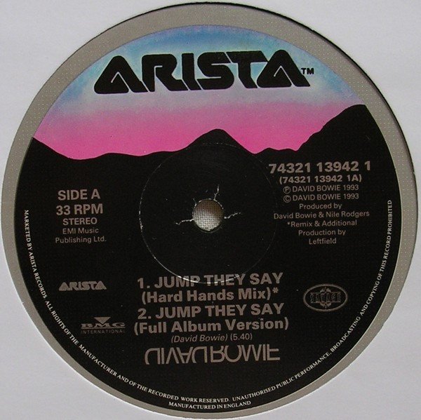 David Bowie - Jump They Say (12", Single) - Image 3